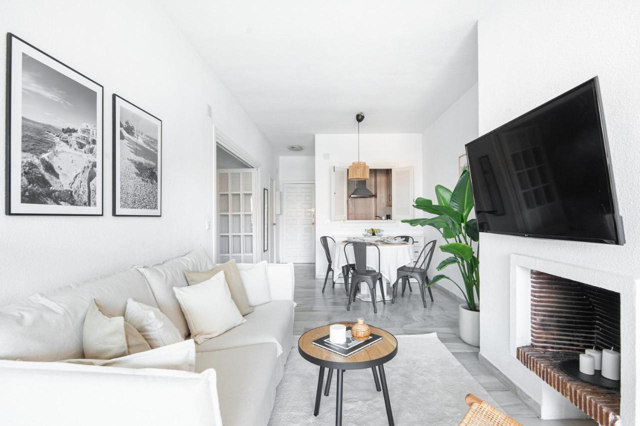 2Bdr Apartment With Sea View In Golden Mile, ماربيا المظهر الخارجي الصورة